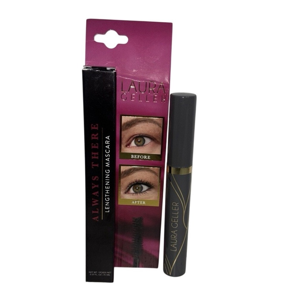 Laura Geller Always There Lengthening Mascara Black 0.37 fl oz Full Size NIB